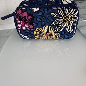 Vera Bradley makeup and brush case